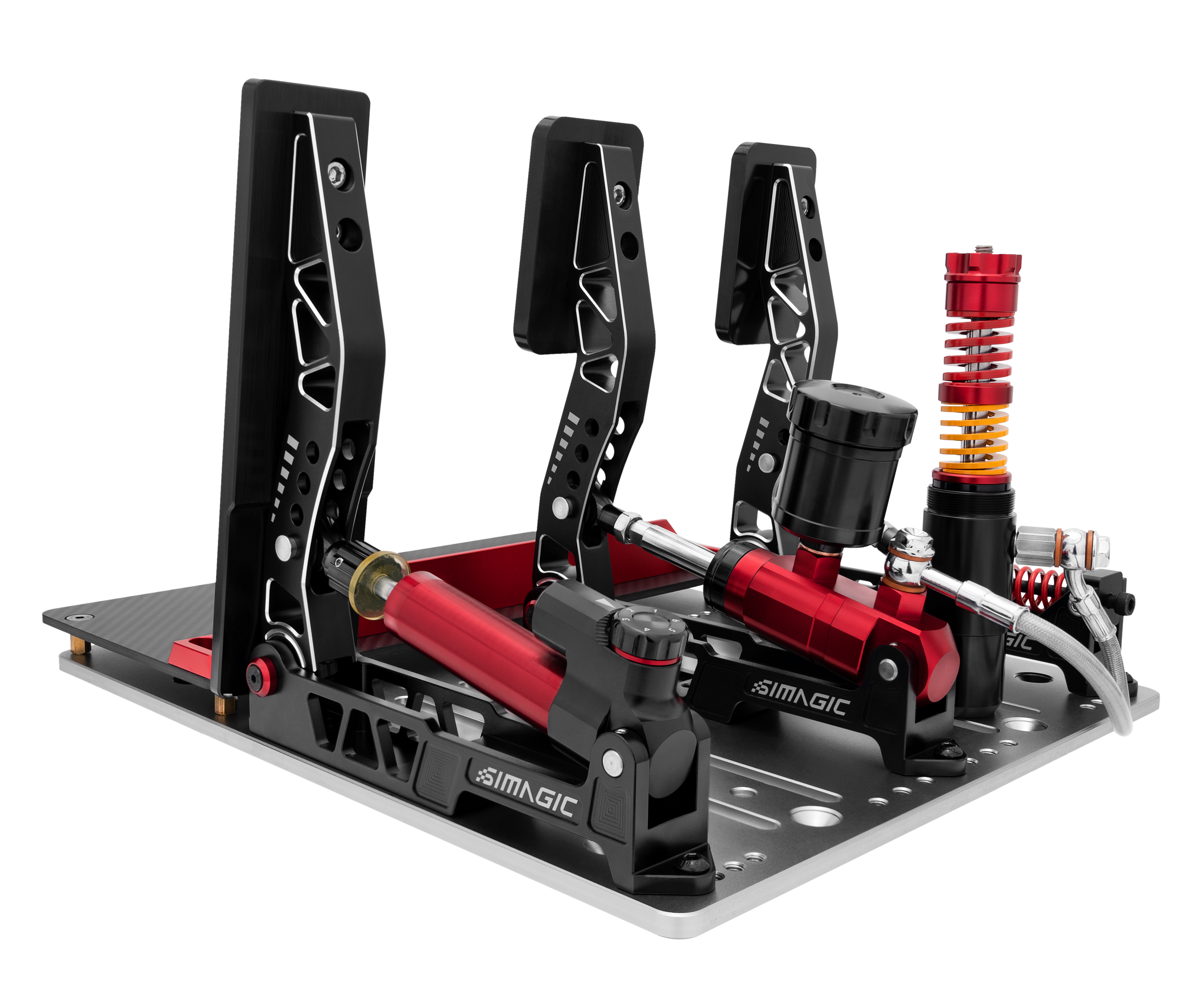 Simagic P2000-R Hydraulic 3-Pedal Set – EG Evolved Simulator Rigs