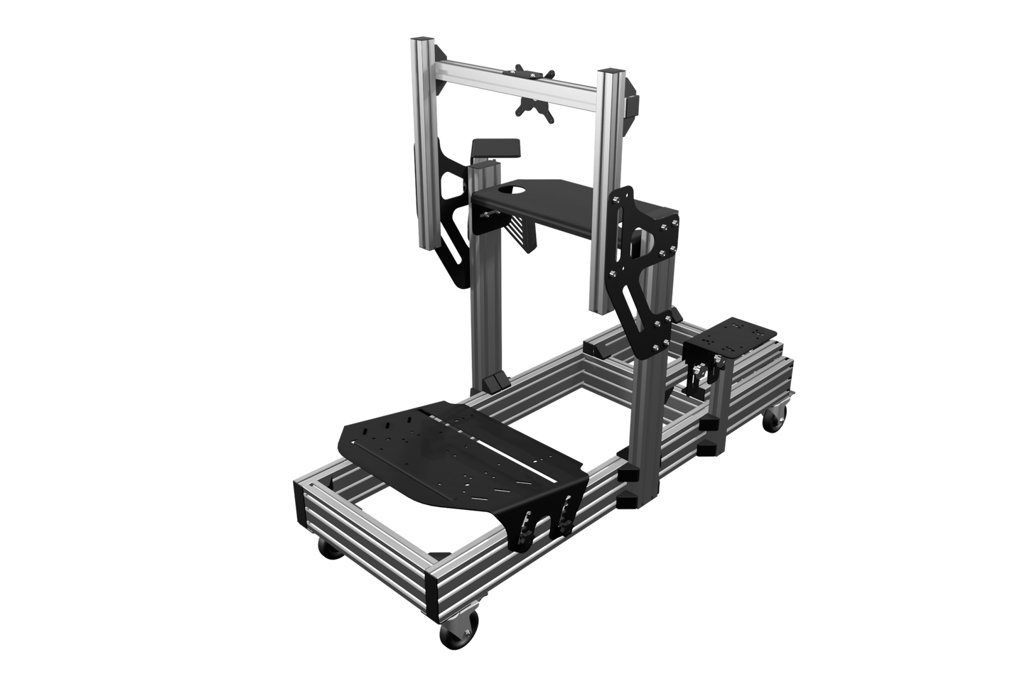 EG-R GTR Single Monitor Aluminium Rig