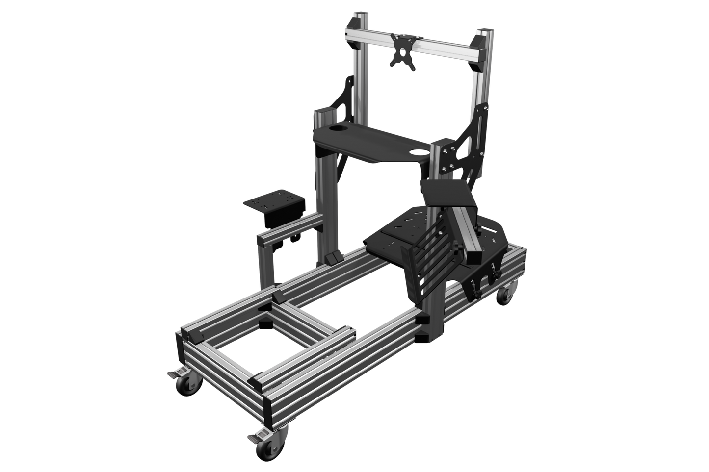 EG-R GTR Single Monitor Aluminium Rig