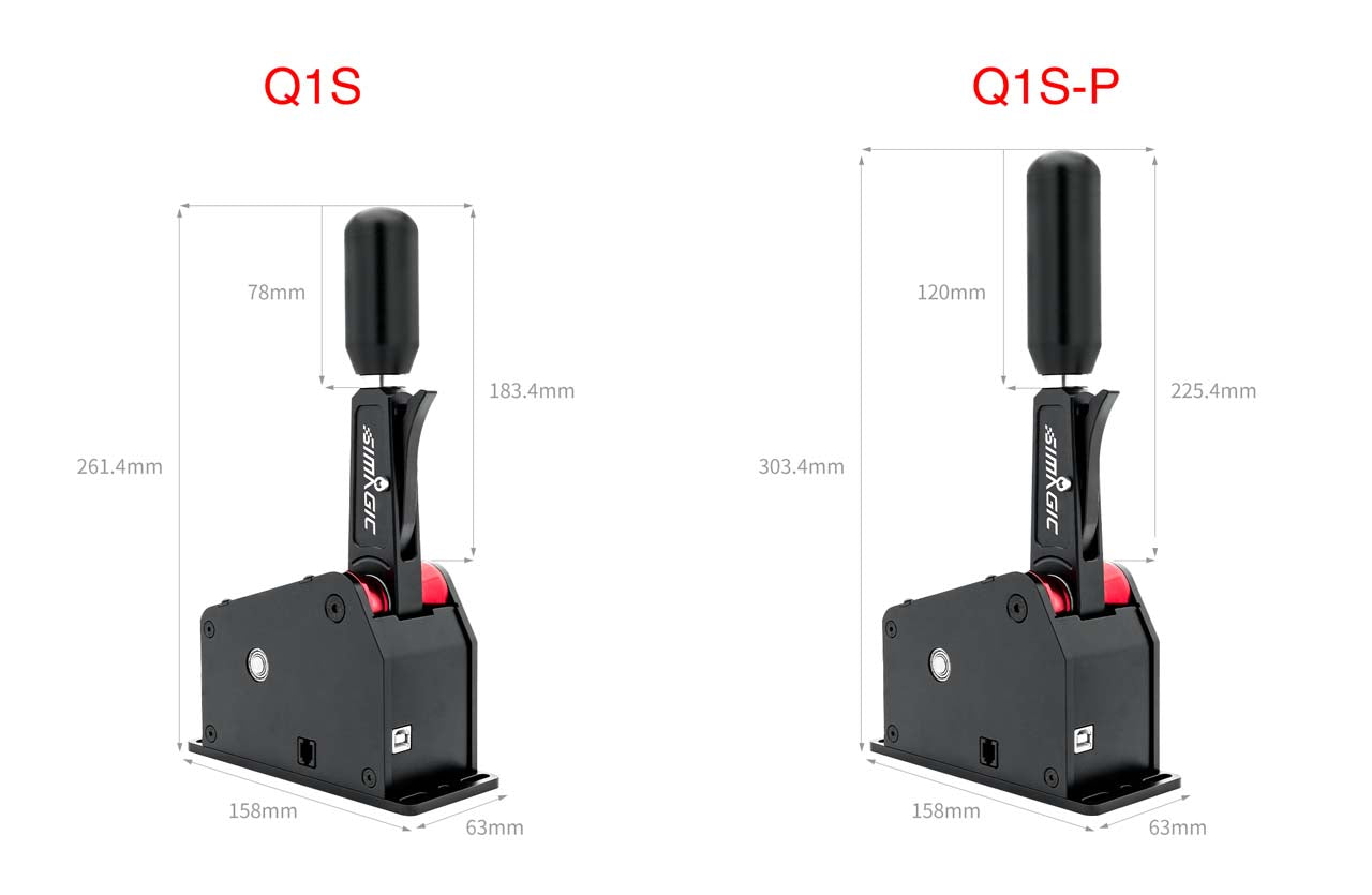 Simagic Q1S Sequential Shifter – EG Evolved Simulator Rigs